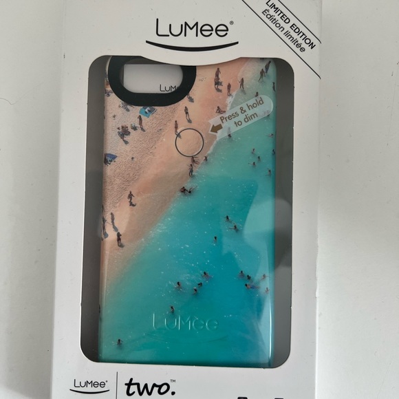 🔥 2x$20 🔥 Limited Edition LuMee two Selfie For iPhone 6s 6 - 7 - 8 plus Beach - Picture 3 of 4